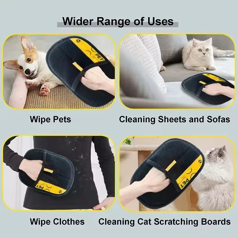 Guante Quitapelos Electrostático para Mascotas